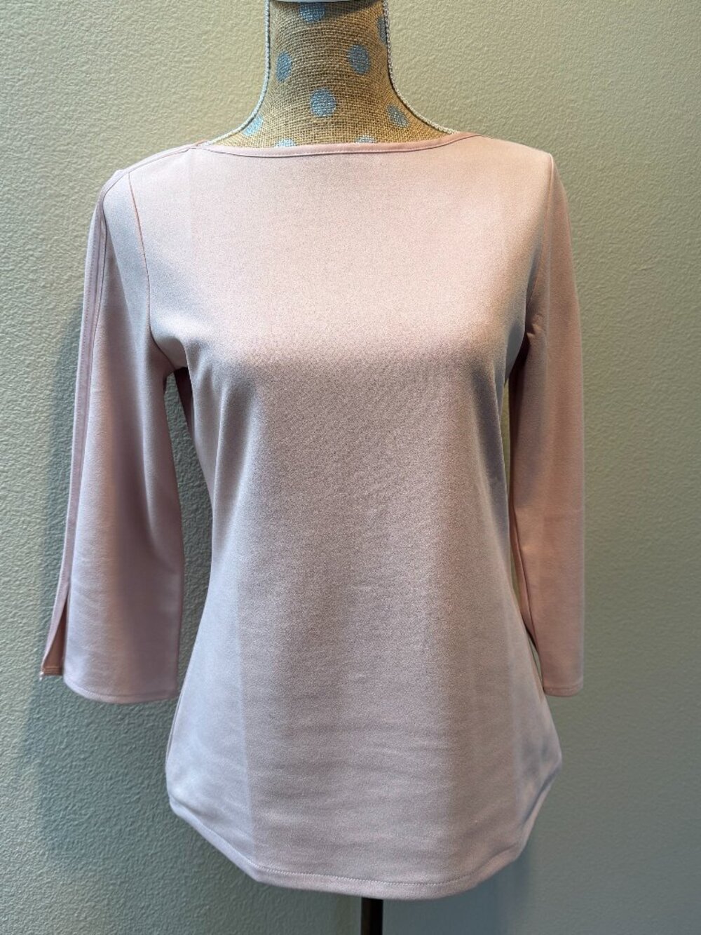 Boatneck 3/4 Sleeve Top | Ann Taylor, | Small